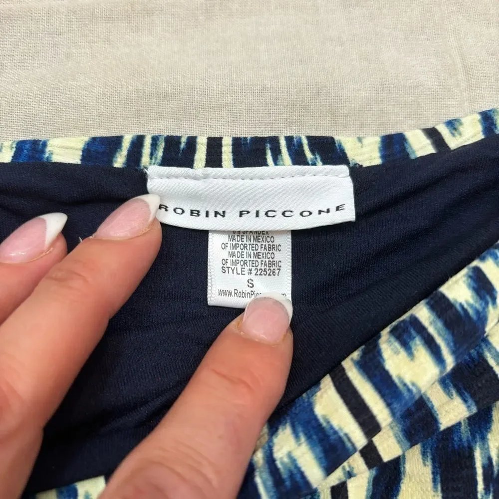 Robin Piccone Brand Aabra High Waist Bikini Bottoms‎ Size Small